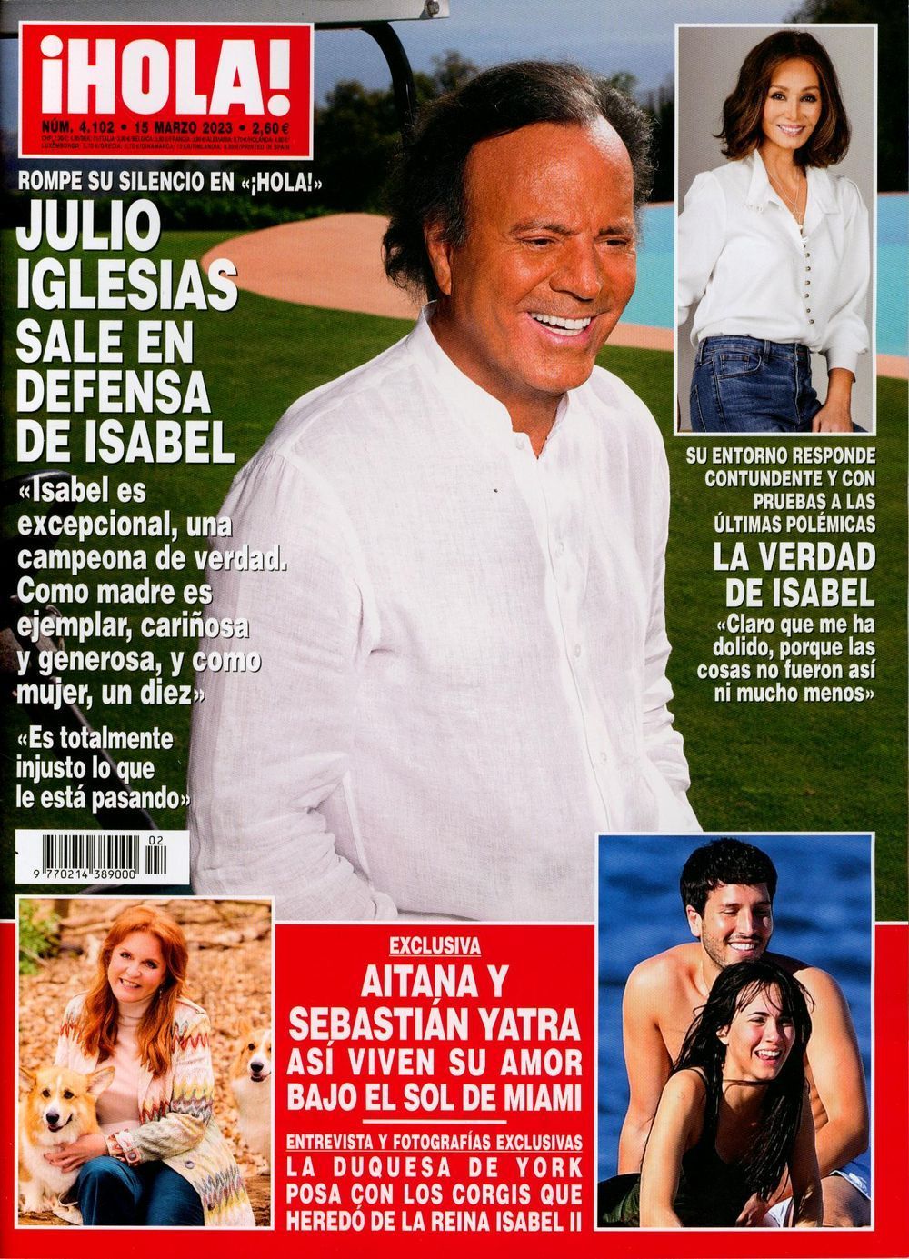 Hola Revista España 2023 #4102 Julio Eglesias Edición original