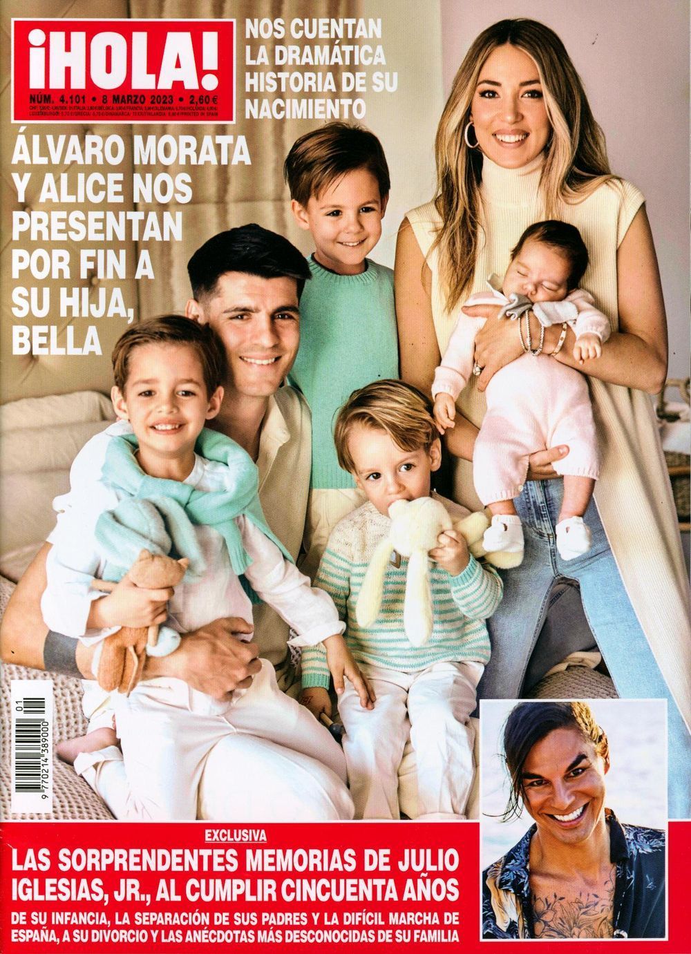Hola Magasin Spanien 2023 #4101 Alvaro Morata Alice Campello-Morata Originalutgåva