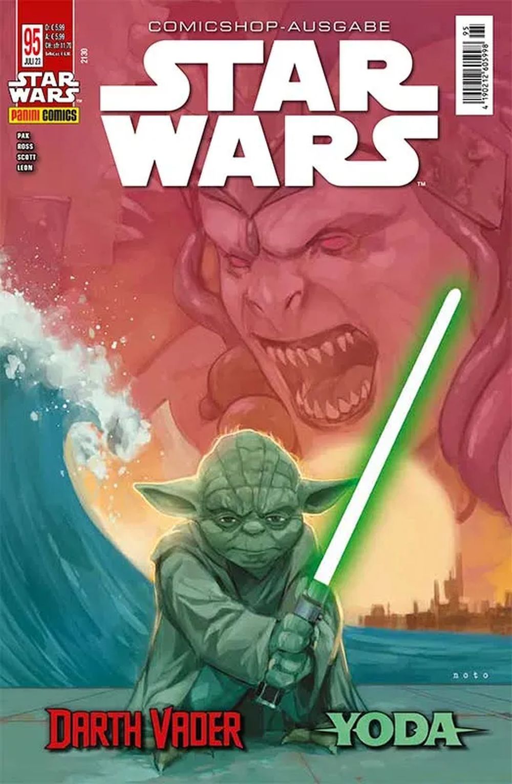 Star Wars Comic Duitsland 2023 #95 Yoda 2 Darth Vader Comicshop Originele uitgave
