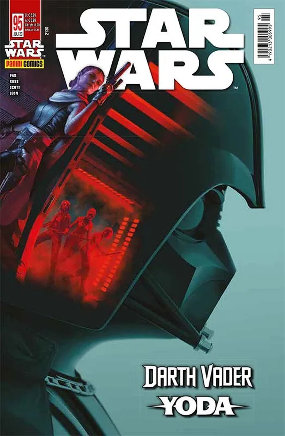 Star Wars Comic Tyskland 2023 #95 Yoda 2 Darth Vader Kiosk Originalutgåva