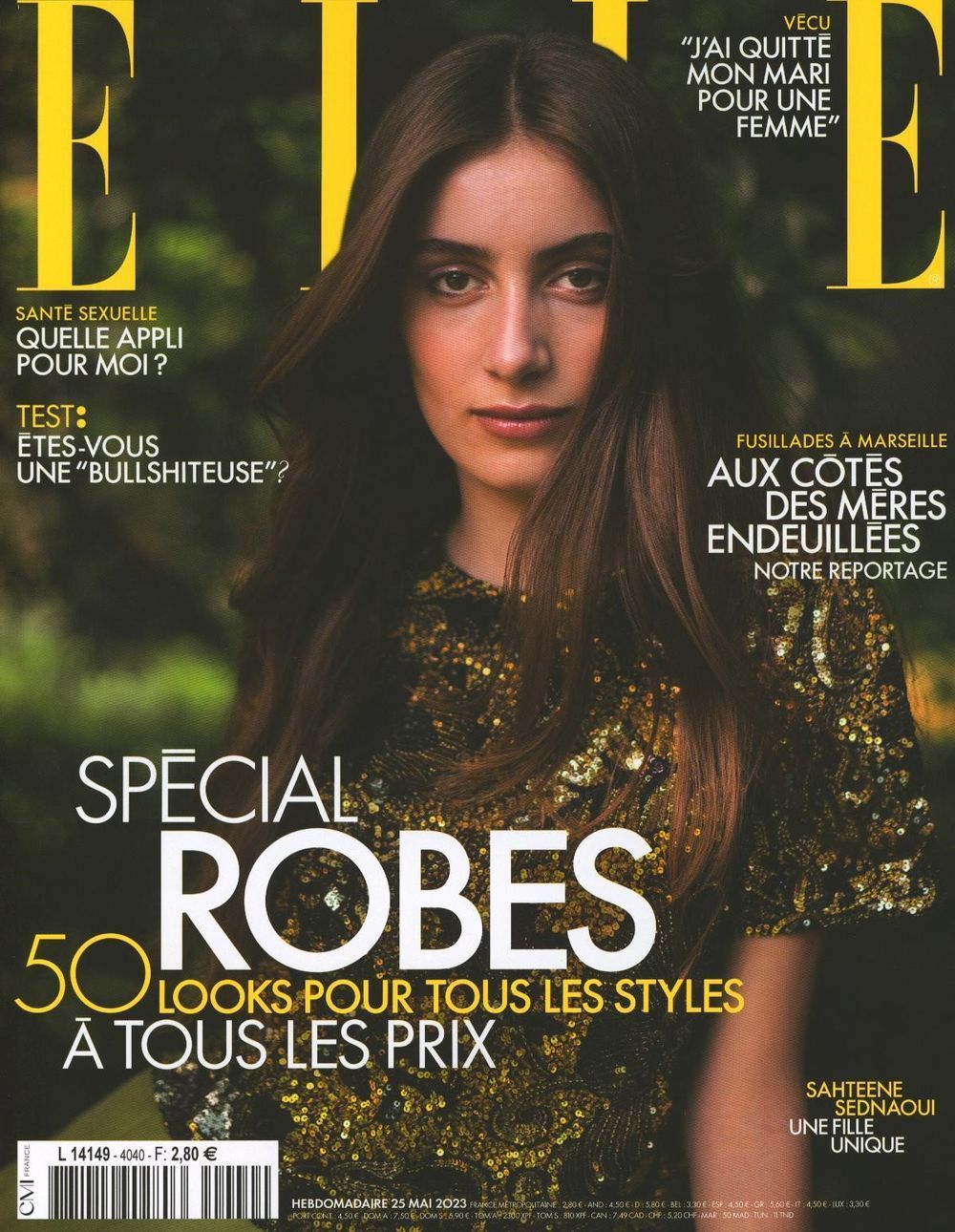 Elle Revista França 2023 #4040 Sahteene Sednaoui Edição original