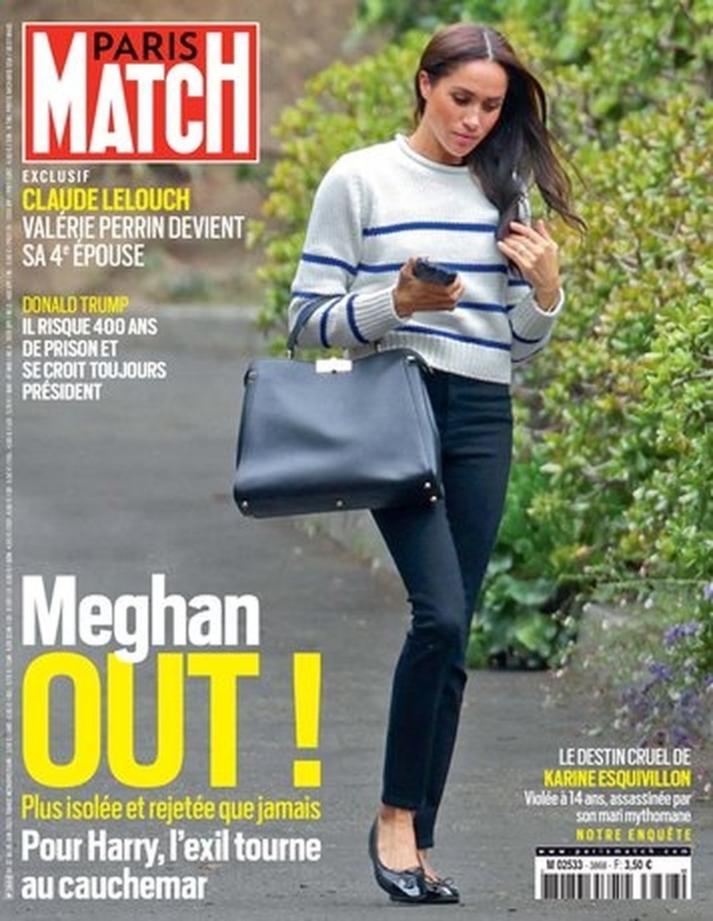 Paris Match Lehti Ranska 2023 #3868 Meghan Markle Alkuperäinen painos