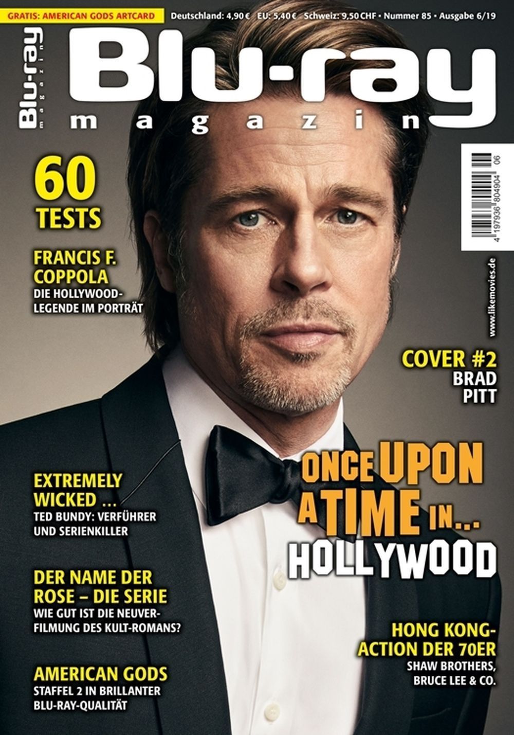 Blu Ray Magazin Deutschland 2019-06 Brad Pitt
