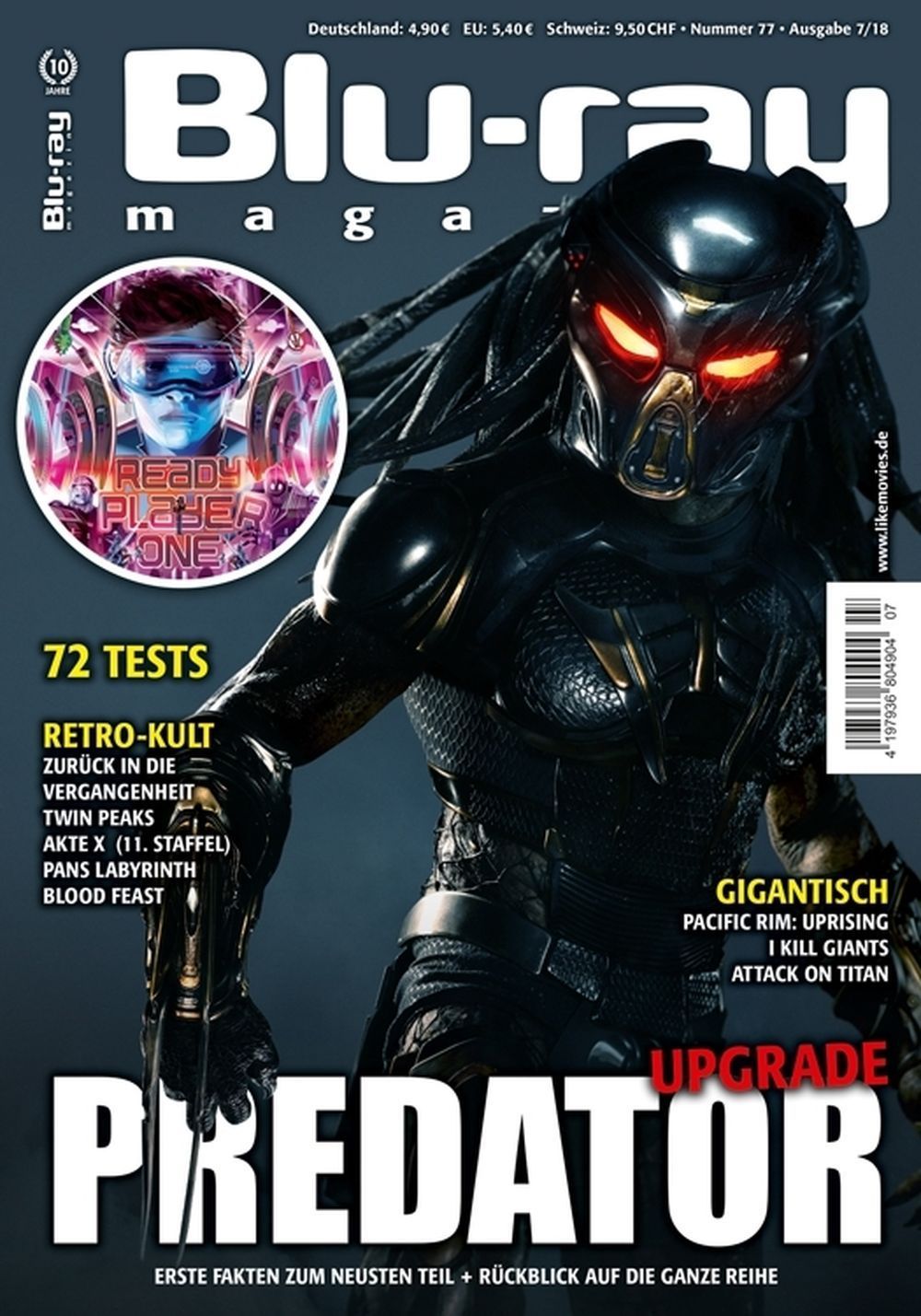Blu Ray Magazin Deutschland 2018-07 Predator