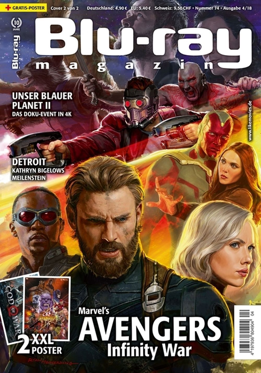 Blu Ray Magazin Deutschland 2018-04 Josh Brolin Scarlett Johansson