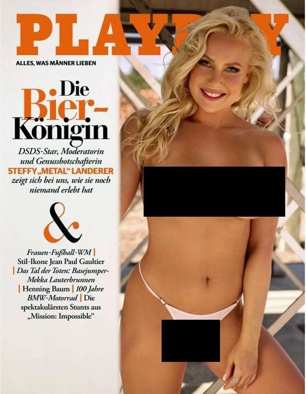 Playboy Magazine Germany 2023-08 Steffy Metal Landerer