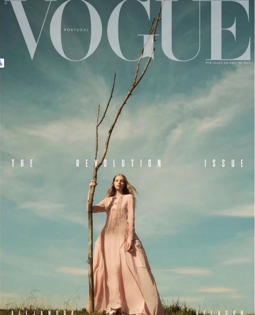 Vogue Magasin Portugal 2023-04 – Alejandra Velasco – Originalutgåva Cover #4