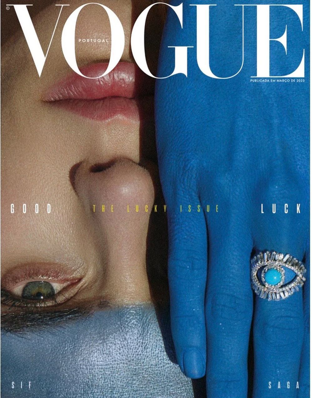 Vogue Lehti Portugali 2023-03 Sif Saga Alkuperäinen painos Cover #2