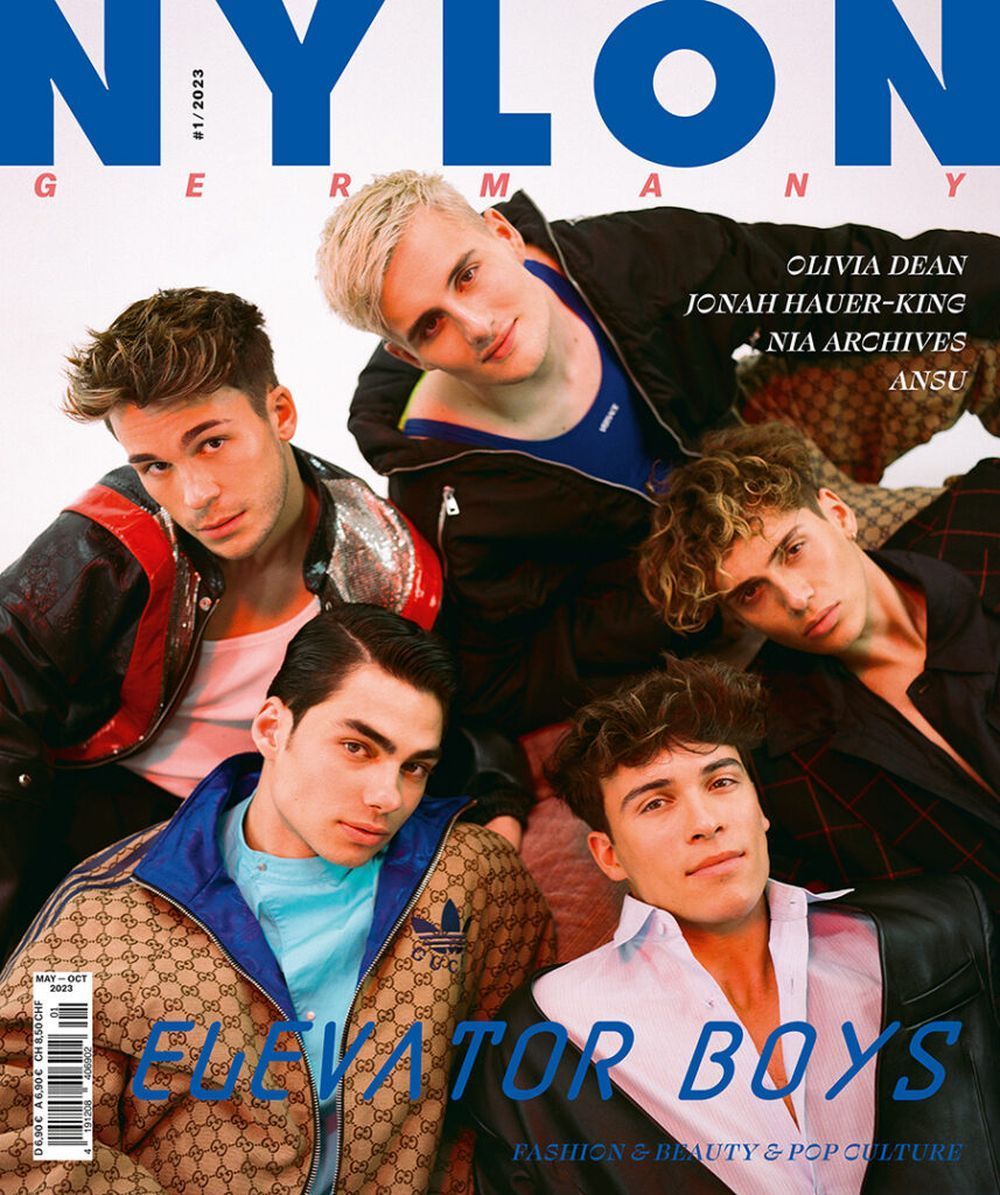 Nylon Lehti Saksa 2023-01 Elevator Boys Alkuperäinen painos