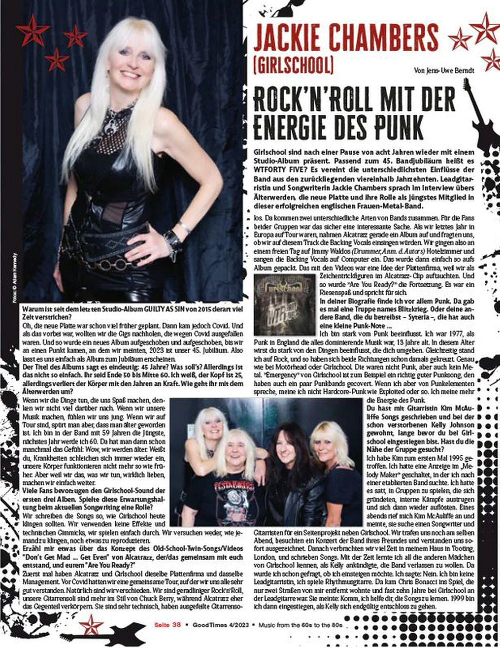 Good Times Magazin Deutschland 2023-04 Jackie Chambers Alice Cooper Stray Cats