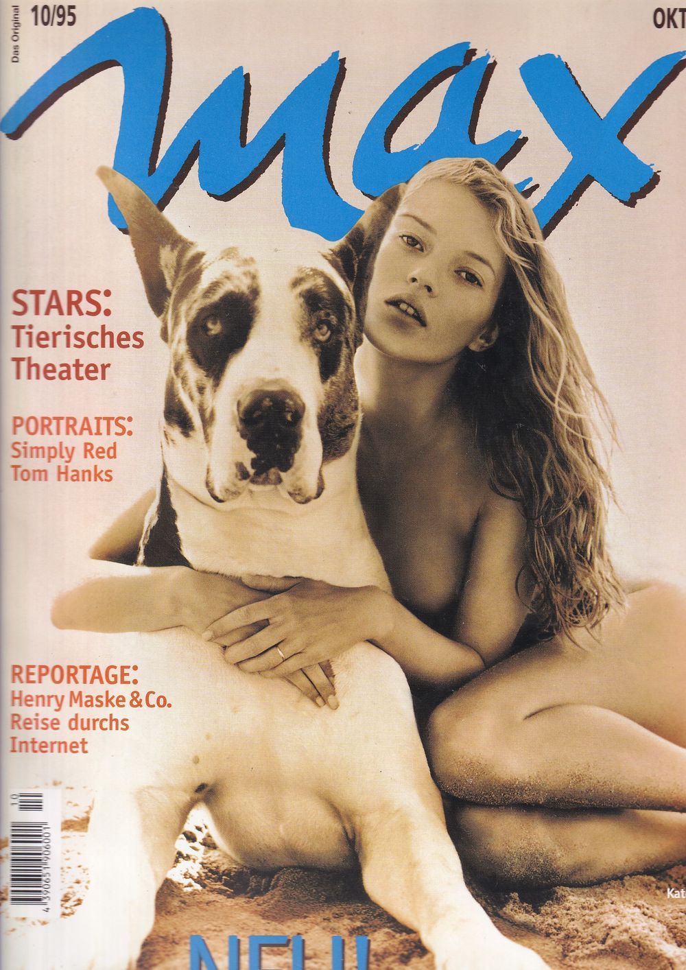Max Magazin Deutschland 1995-10 Kate Moss Simply Red Tom Hanks