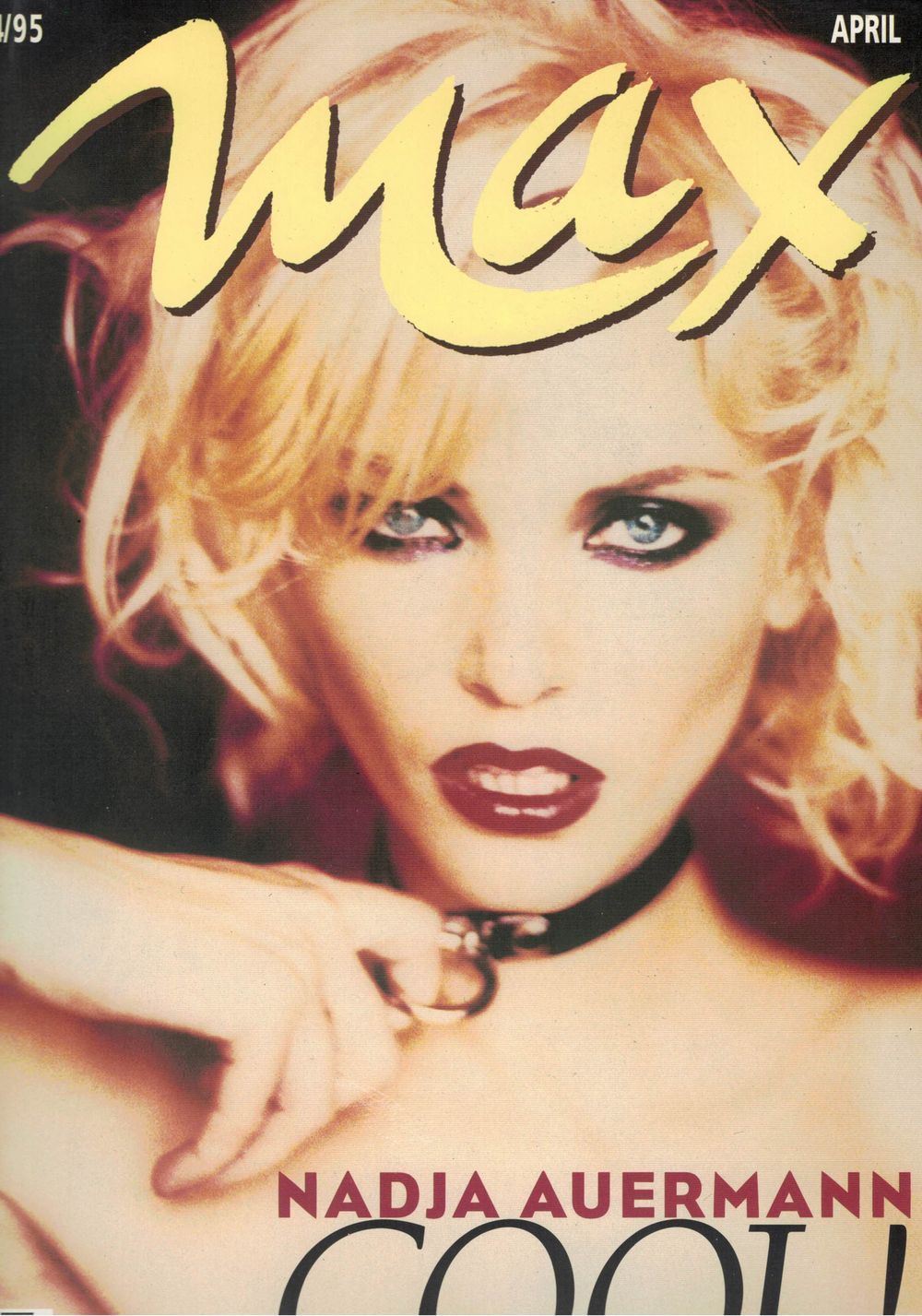 Max Magazin Deutschland 1995-04 Nadja Auermann John Lee Hooker Stephanie Seymour