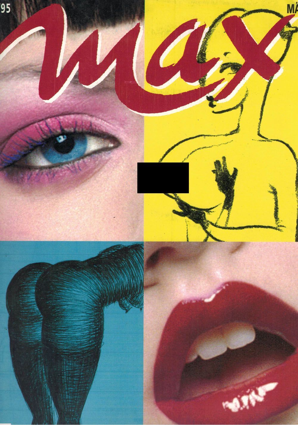 Max Magazin Deutschland 1995-03 Meryl Streep Desiree Nick Heather Nova Stevie Wonder