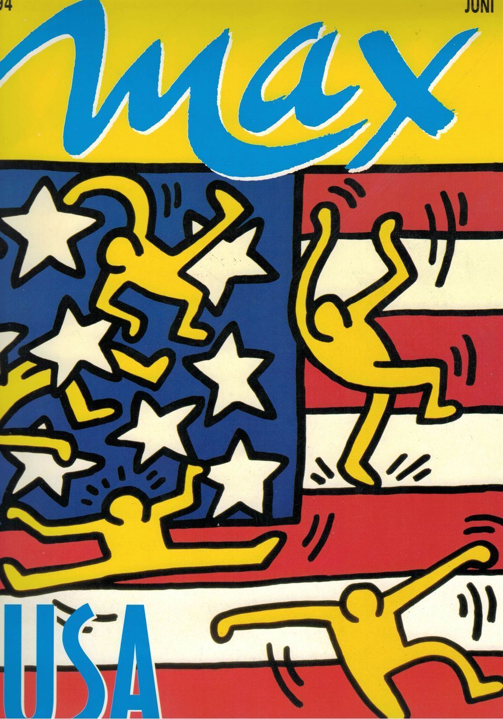 Max Magazin Deutschland 1994-06 Keith Haring Christian Slater Jennifer Jason Leigh