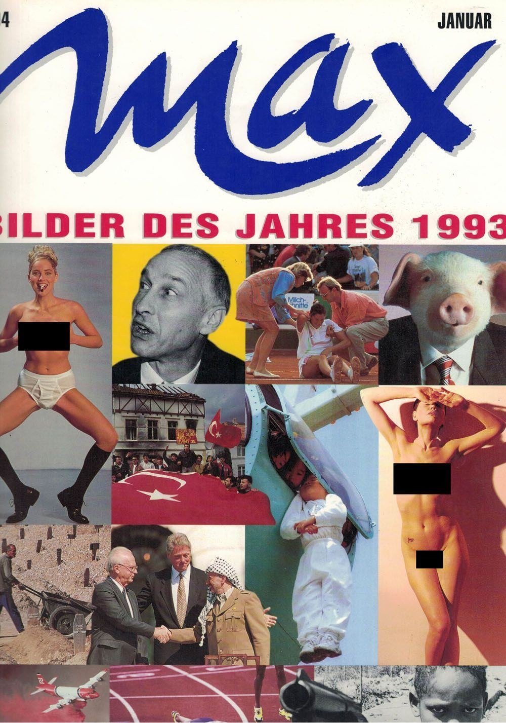 Max Magazin Deutschland 1994-01 Sharon Stone