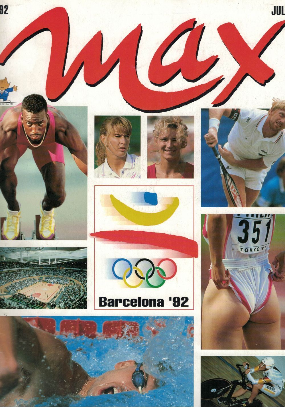 Max Magazin Deutschland 1992-07 Barcelona