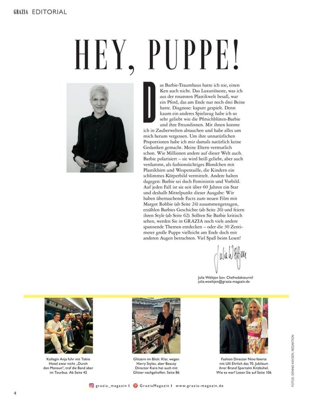 Grazia Magazine Germany 2023-16 Margot Robbie