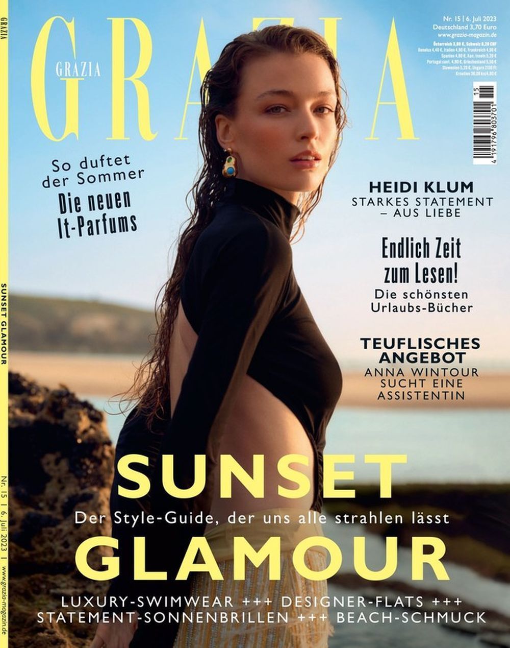 Grazia Magazine Germany 2023-15 Heidi Klum Nathalie Portman Harry Styles Anna Wintour