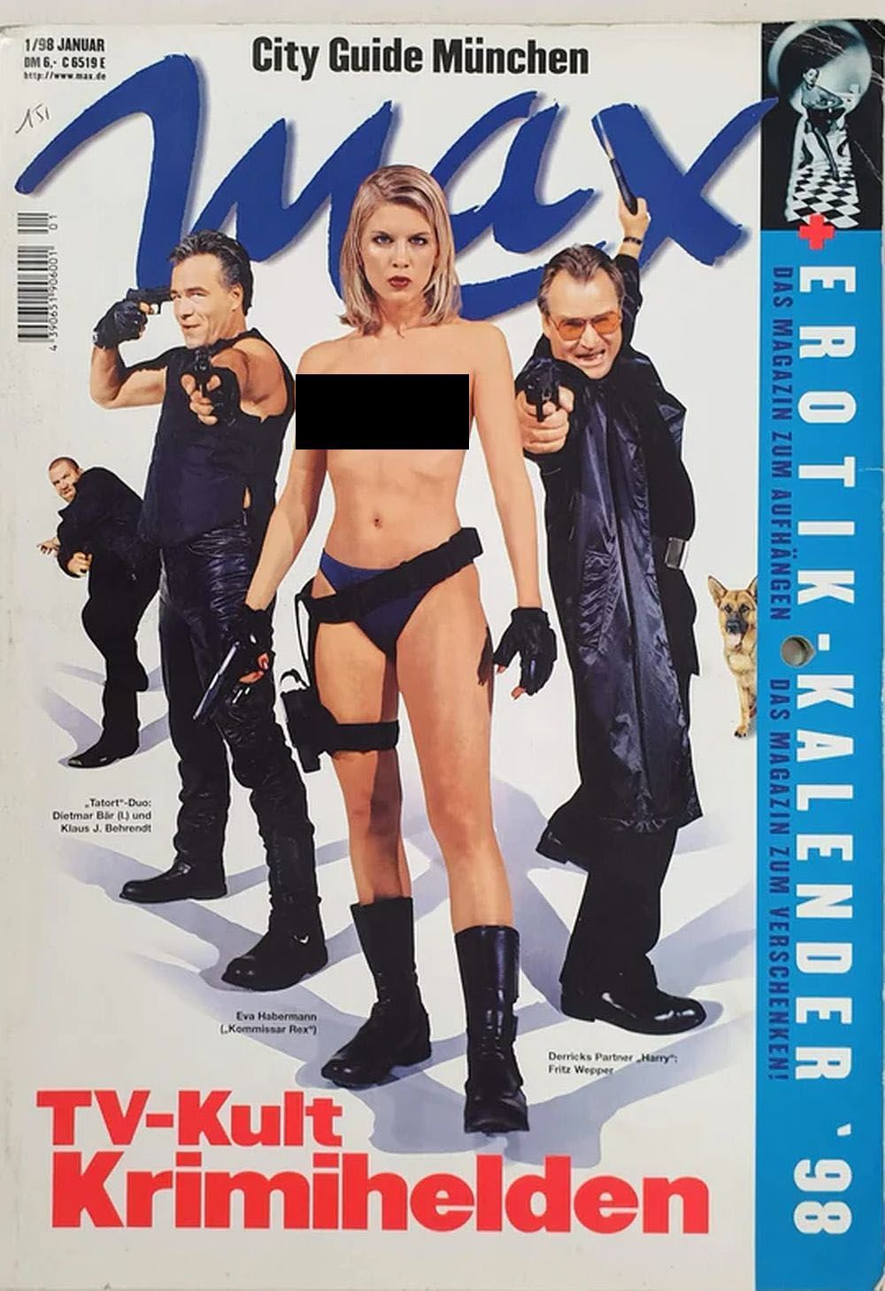 Max Magazin Deutschland 1998-01 Jodie Foster Milla Jovovich Brooke Shield Eva Habermann