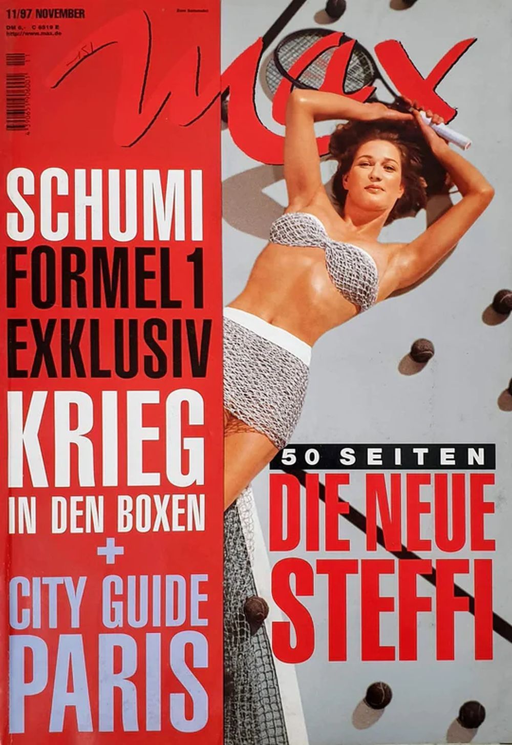 Max Magazin Deutschland 1997-11 Steffi Graf Kylie Minogue Janet Jackson The Verve