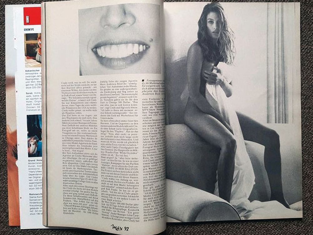 Max Magazin Deutschland 1991-02 Cindy Crawford Evander Holyfield