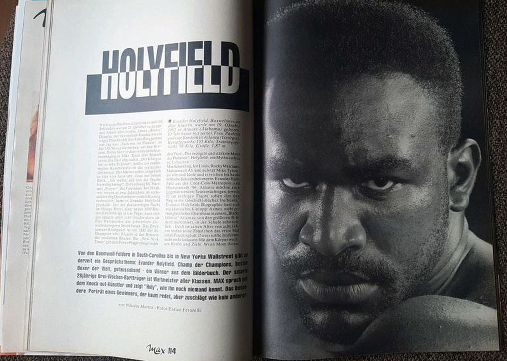Max Magazin Deutschland 1991-02 Cindy Crawford Evander Holyfield