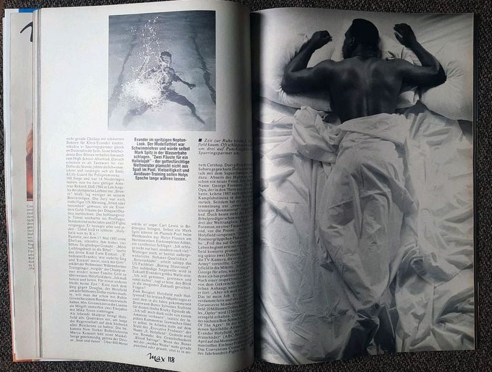 Max Magazin Deutschland 1991-02 Cindy Crawford Evander Holyfield