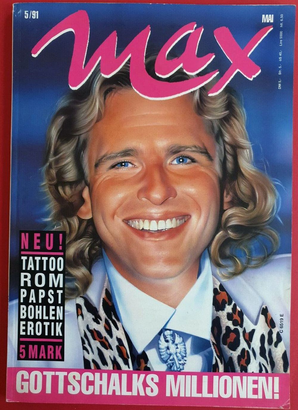Max Magazin Deutschland 1991-05 Thomas Gottschalk