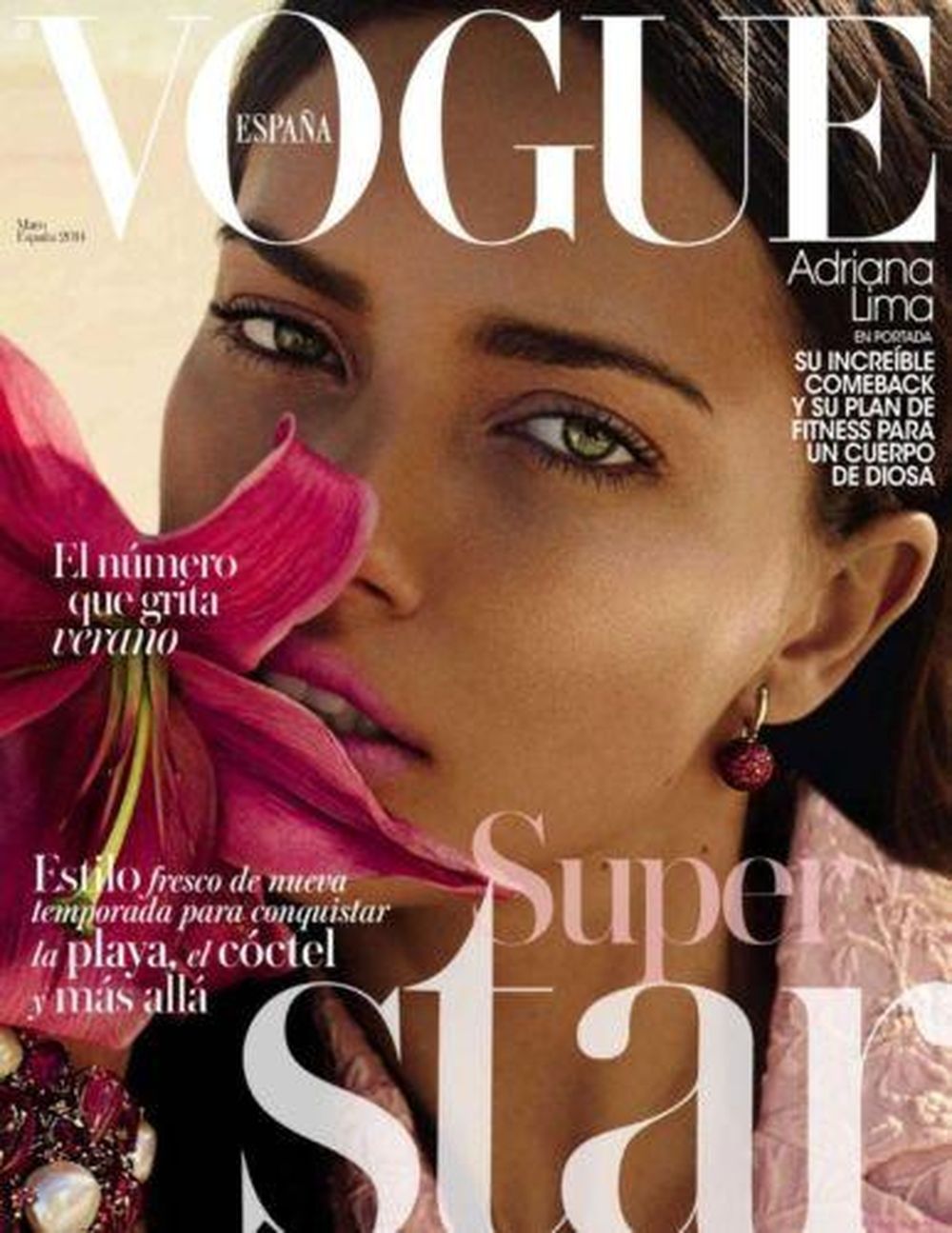 Vogue Revista España 2014 #314 Adriana Lima Suki Maryna Linchuk Edición original