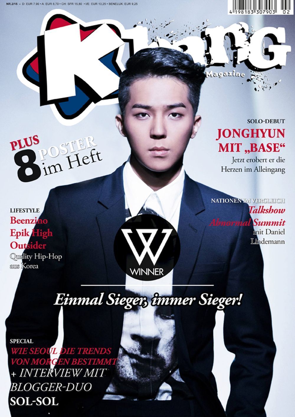 K*Bang Magazine Allemagne 2015 #6 Jonghyun Édition originale