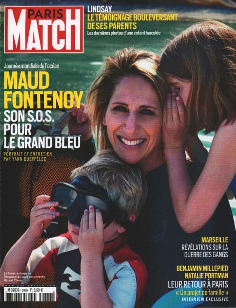Paris Match Magasin Frankrig 2023 #3866 Maud Fontenoy Originaludgave