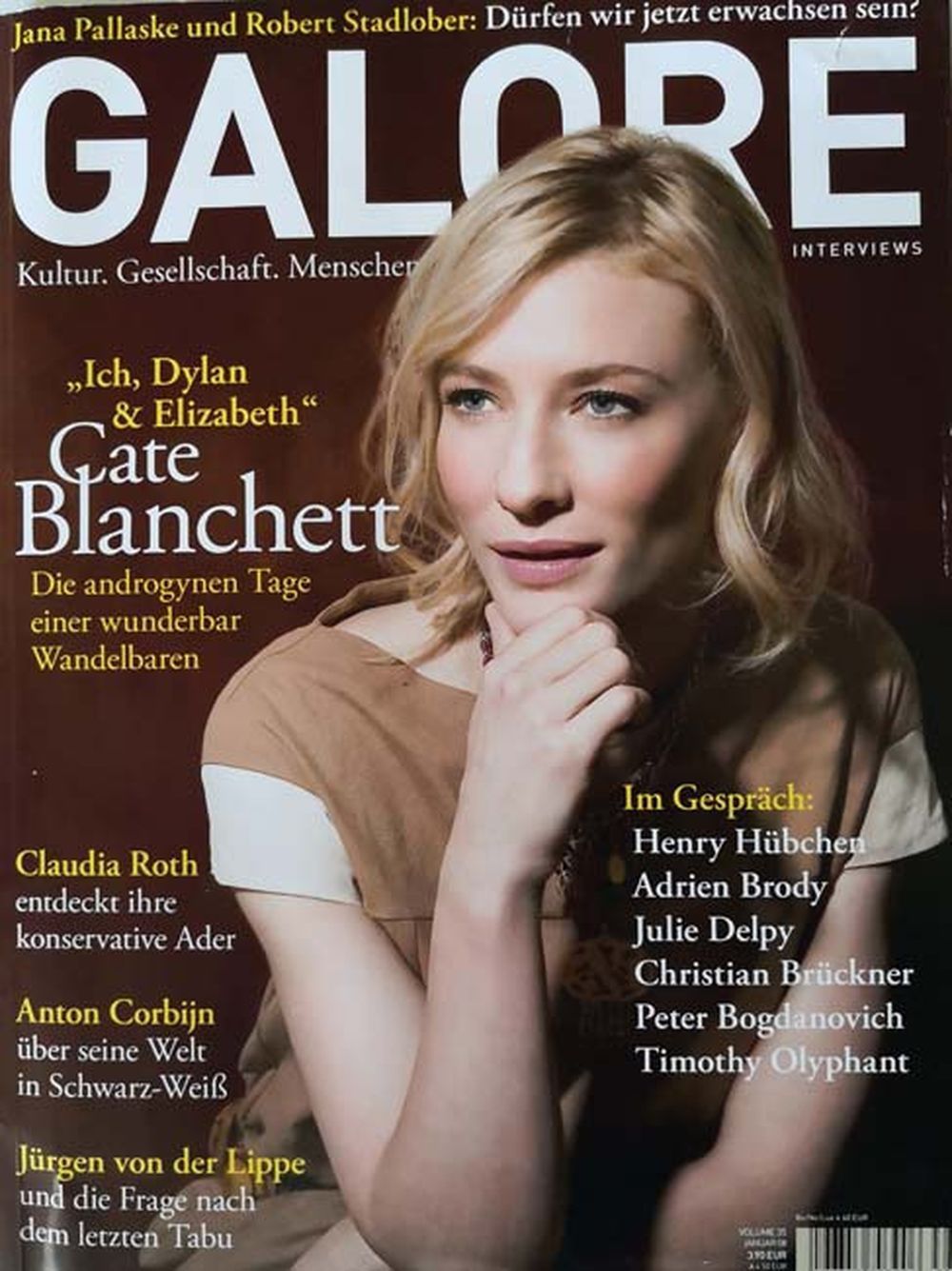 Galore Revista Alemania 2008 #35 Cate Blanchett Edición original