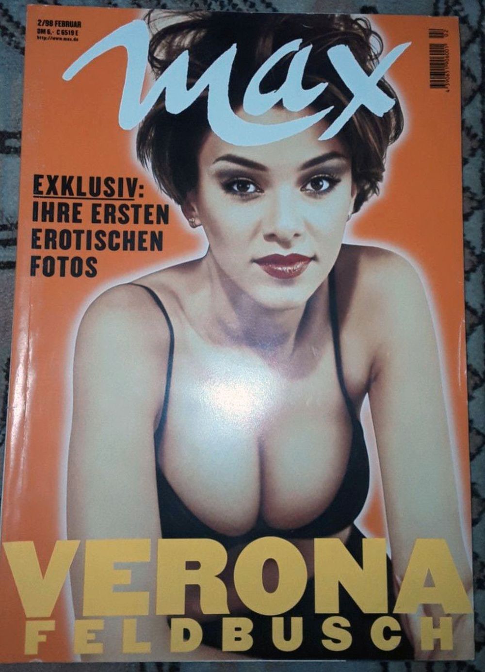 Max Magasin Tyskland 1998-02 Verona Feldbusch Originaludgave