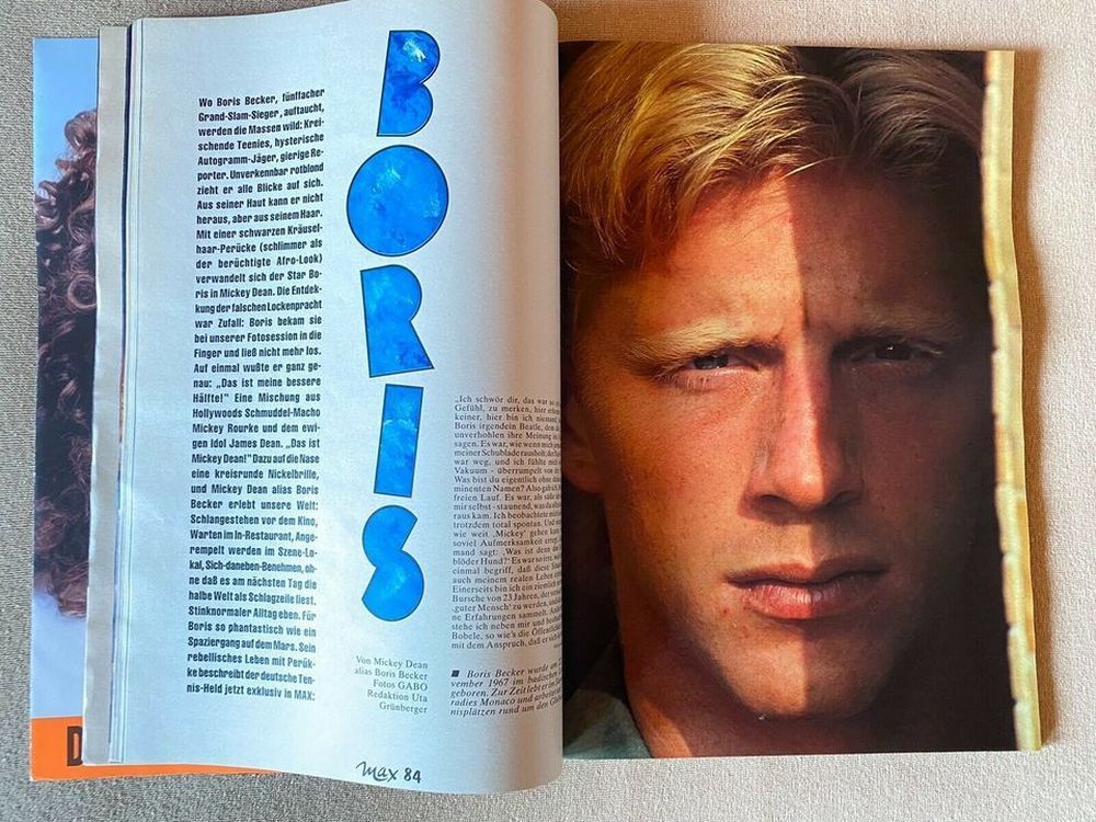 Max Magazin Deutschland 1991-03 Boris Becker