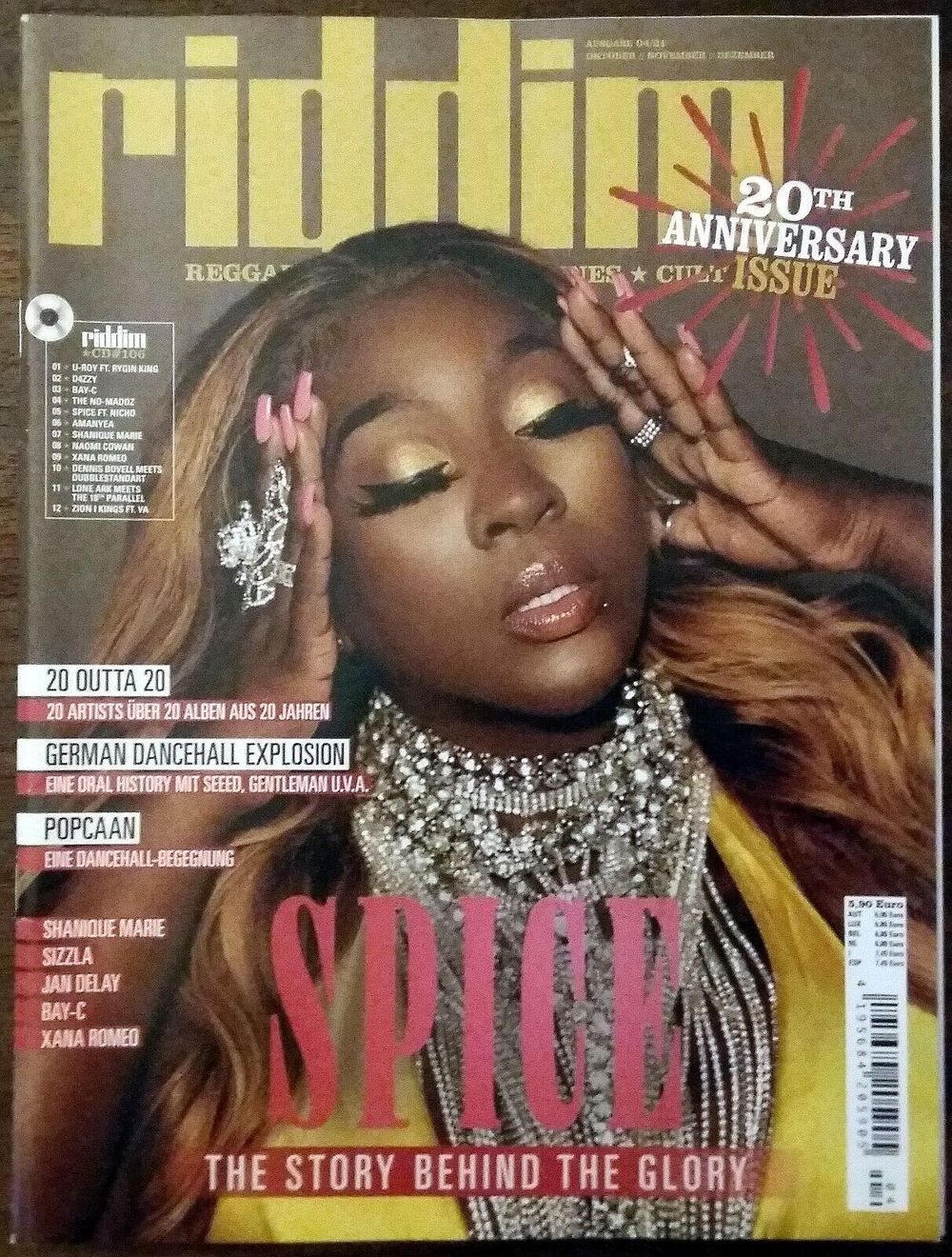 Riddim Magazin Deutschland 2021 #106 Spice Reggae Dancehall
