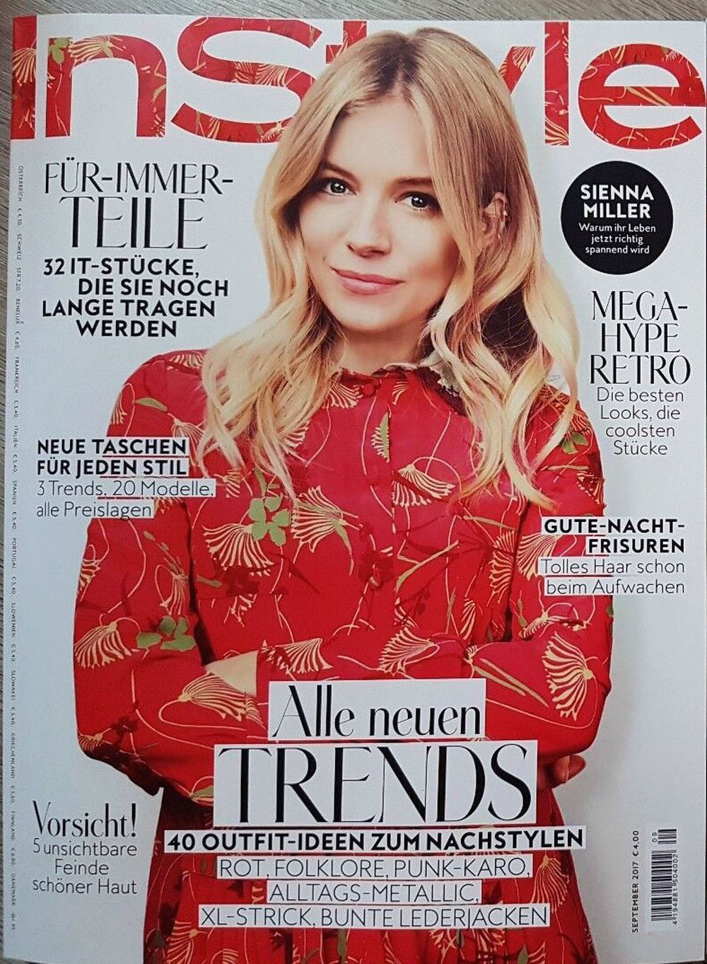 InStyle Magazin Deutschland 2017-09 Sienna Miller
