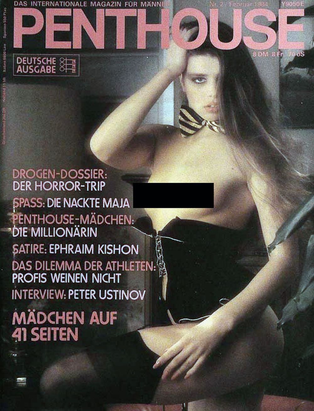 Penthouse Magazin Deutschland 1984-02 Manuela Maja Ephraim Kishon Peter Ustinov