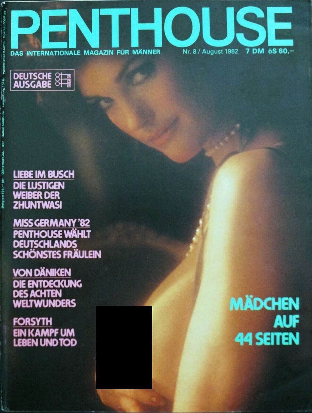 Penthouse Magazin Deutschland 1982-08 Ava Monet Dusty Corinna