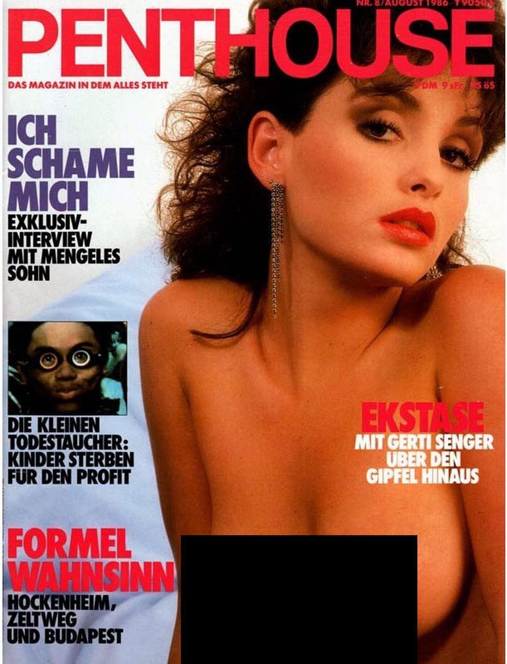 Penthouse Magazin Deutschland 1986-08 Anna Marie Mengele Gerti Senger