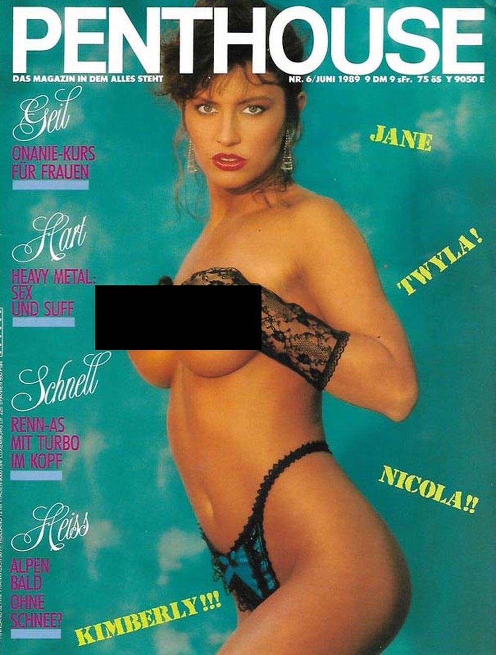 Penthouse Magazin Deutschland 1989-06 Kimberly Marshall