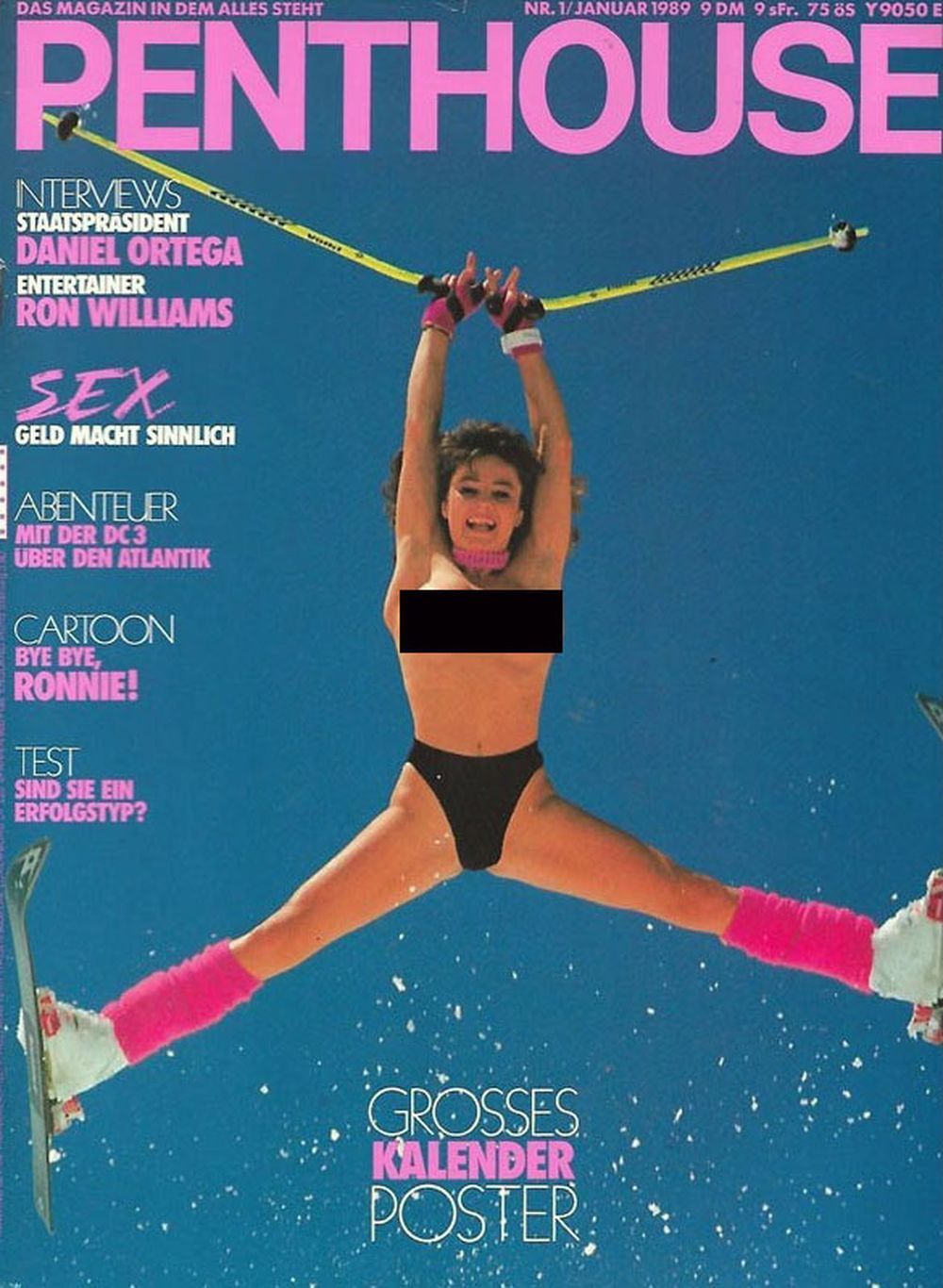 Penthouse Magazin Deutschland 1989-01 Hedy Garhammer Daniel Ortega Ron Williams