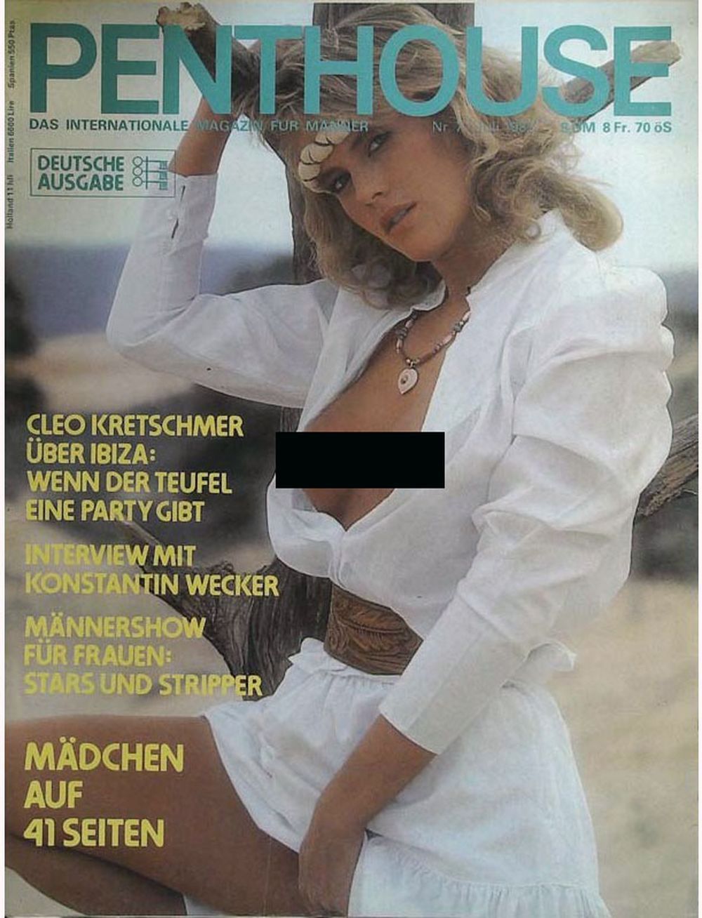 Penthouse Magazin Deutschland 1983-07 Francis Cleo Kretschmer Konstantin Wecker