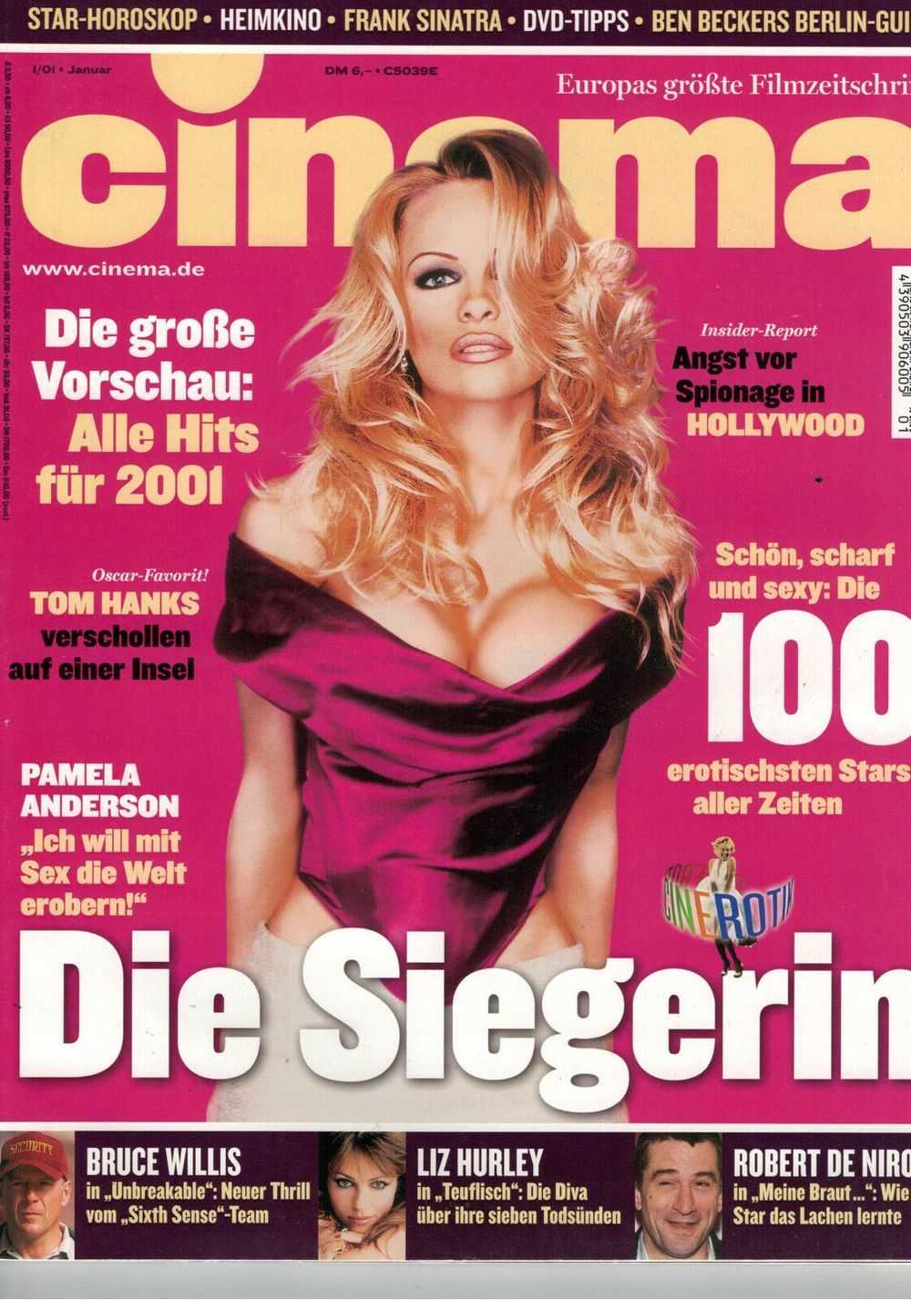 Cinema Magazin Deutschland 2001-01 Pamela Anderson