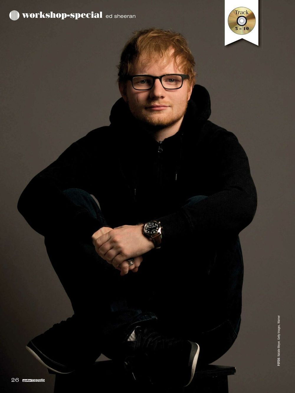 Guitar Acoustic Revista Alemanha 2017-06 Ed Sheeran Glen Campbell Neil Diamond Edição original