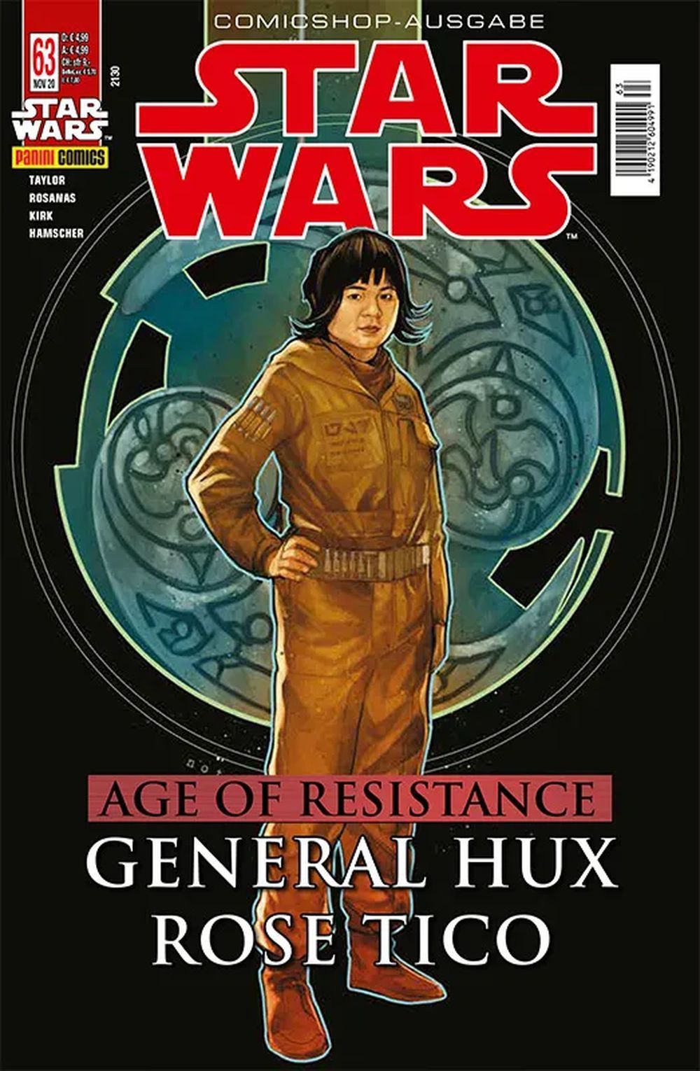 Star Wars Comic Saksa 2021 #63 General Hux Rose Tico Alkuperäinen painos