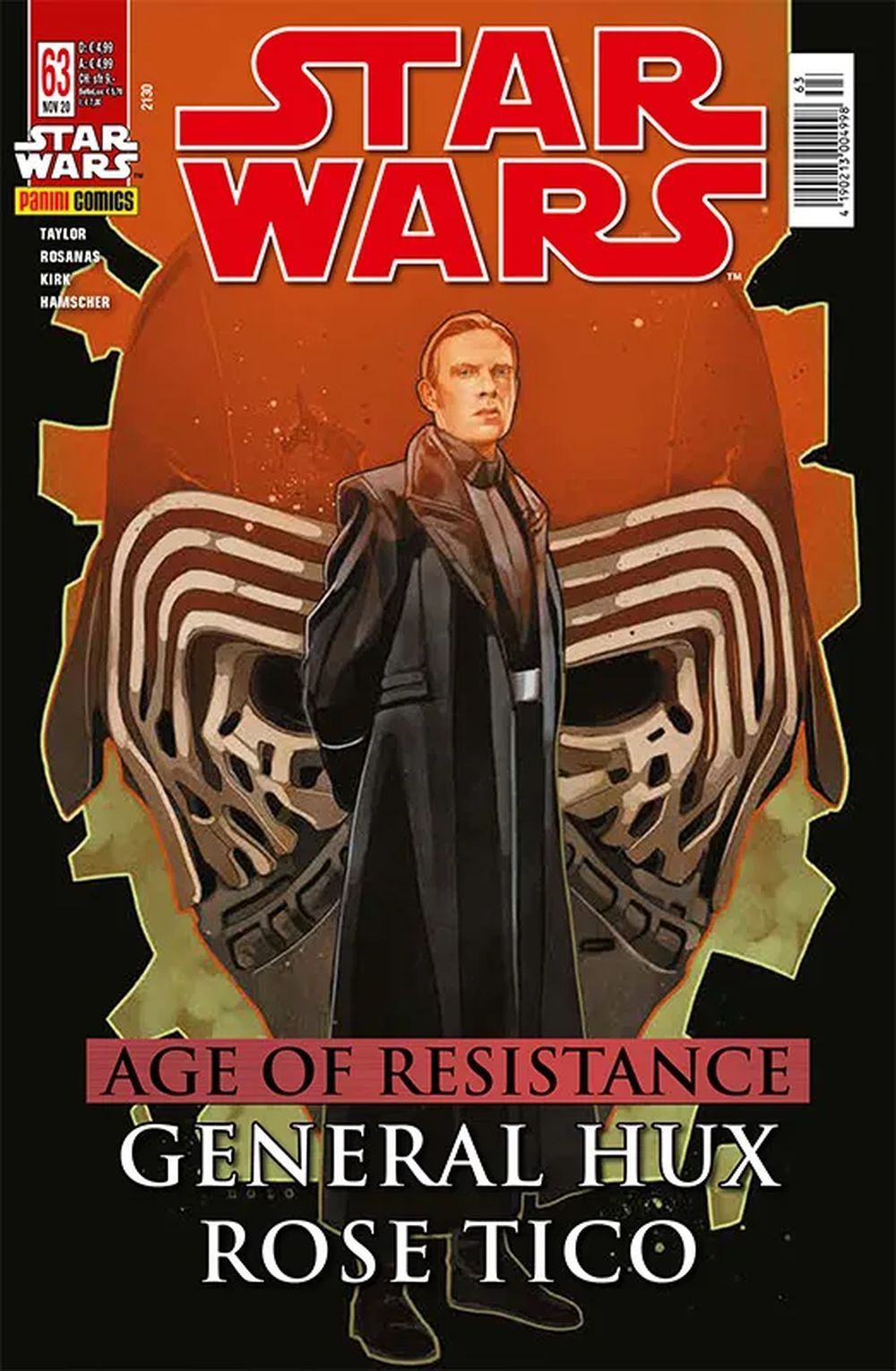 Star Wars Comic Tyskland 2021 #63 General Hux Rose Tico Originaludgave