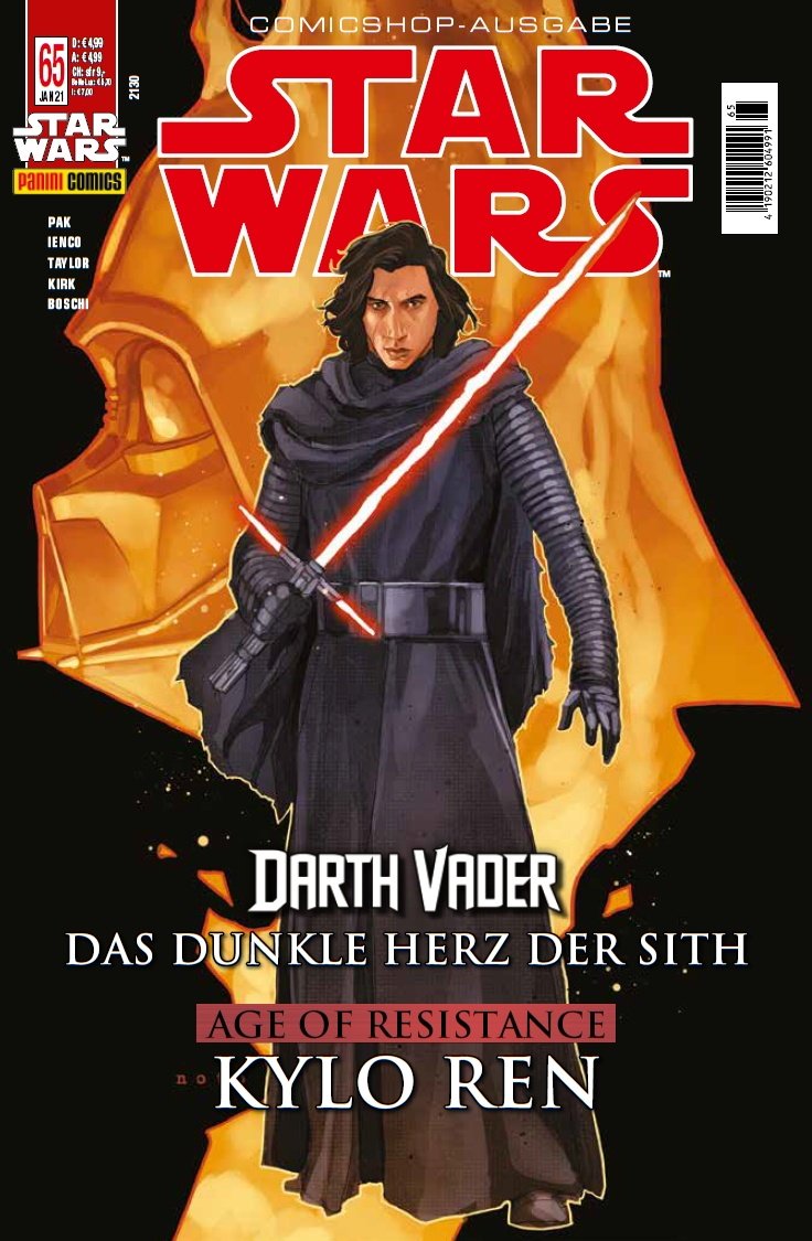 Star Wars Comic Germany 2021 #65 Sith 1 Age of Resistance Kylo Ren Comicshop
