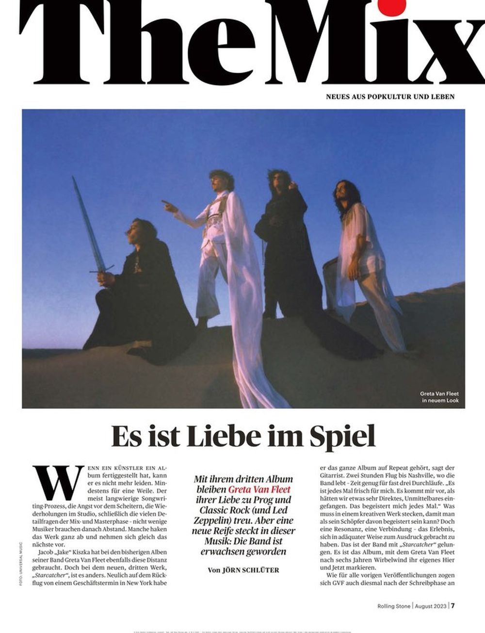 Rolling Stone Magazine Germany 2023-08 #346 500 Best Bruce Springsteen Pet Shop Boys Nico