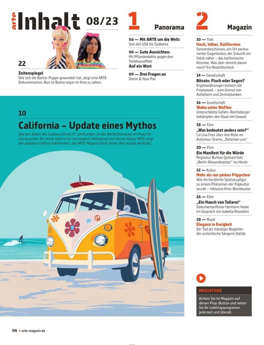 Arte Magazine Germany 2023-08 California Dream