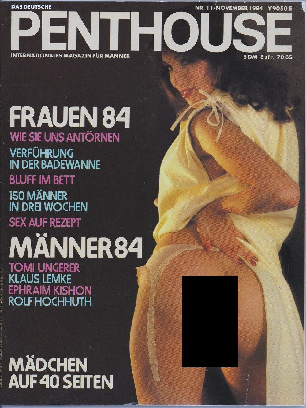 Penthouse Magazin Deutschland 1985-11 Kishon Tomi Ungerer Lemke Hochhuth